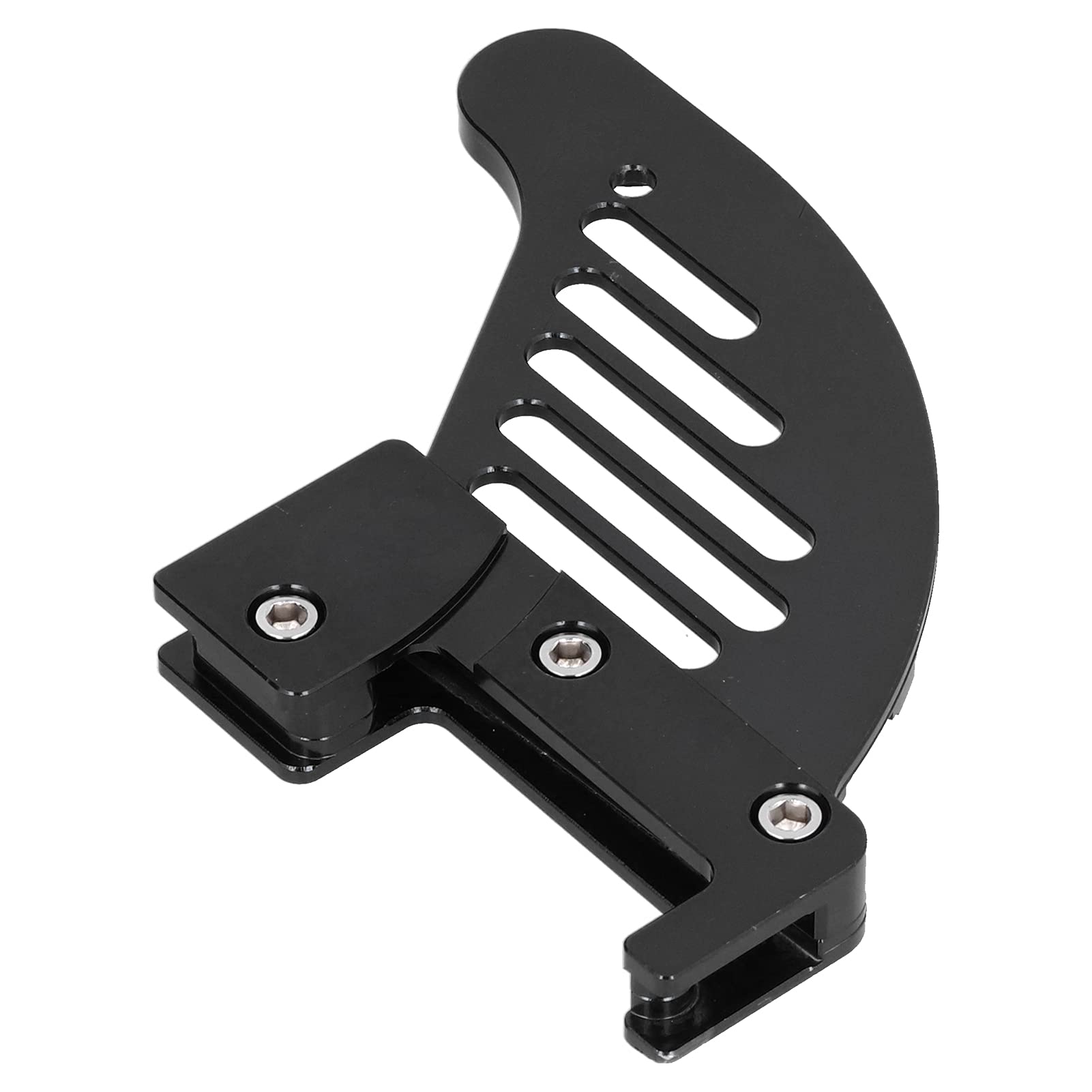 OUKENS Protezione disco freno posteriore, protezione disco freno CNC, protezione disco pinza freno posteriore moto sostitutiva per Husqvarna 125-501 TE/FE/FC/TC 2014-2017(Nero)