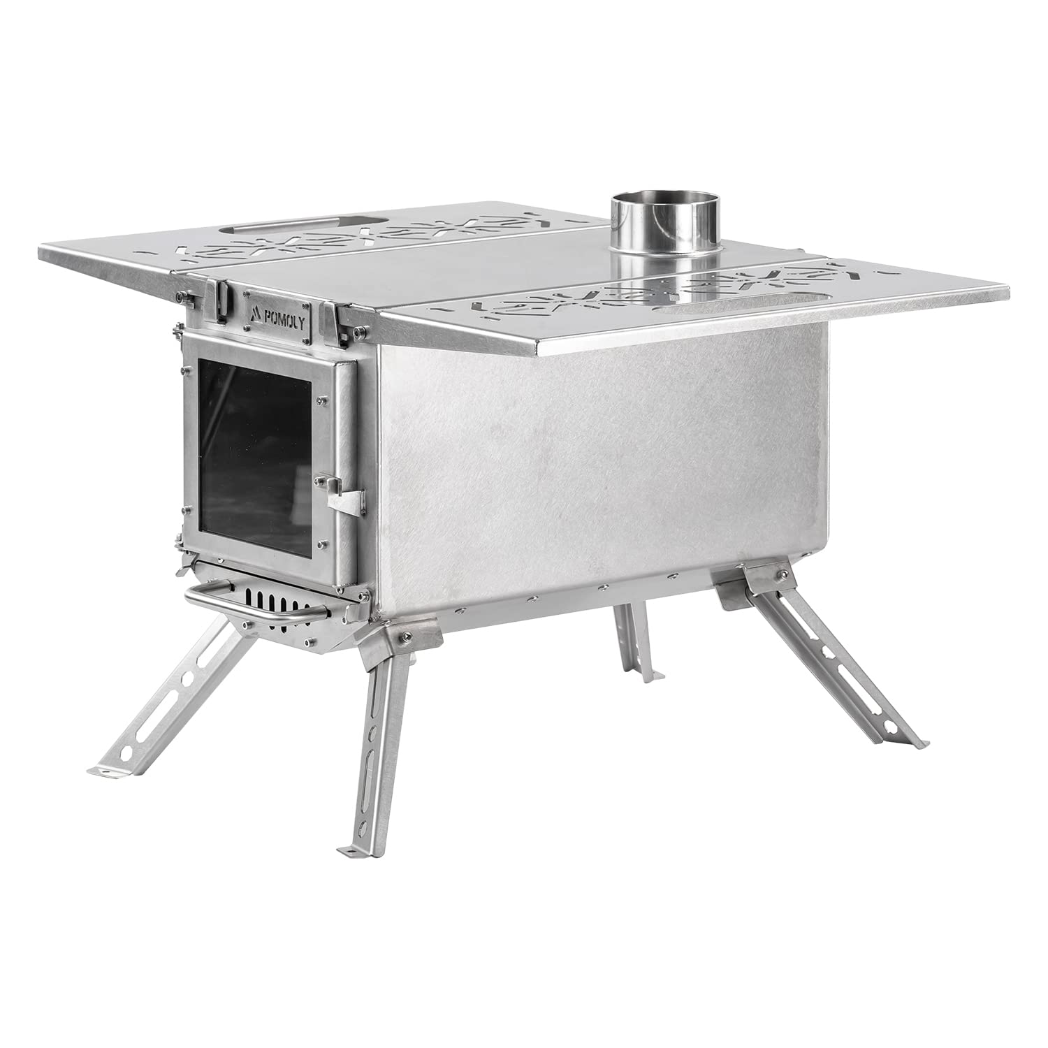 Amazon.com: Oroqen Mini Stainless Steel Stove | Portable Stove for Hot Tent  Camping | POMOLY 2023 : Sports u0026 Outdoors