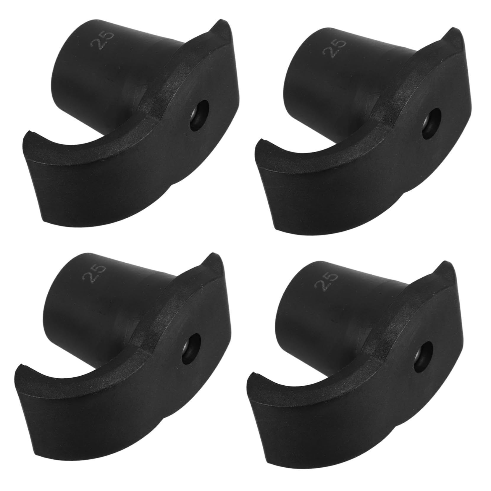 Healeved 4 Pack Anti-Slip Walker Ski Glides for Walker Accessories Nonstick Crutch Tips for Elderly Easy to Install Glides