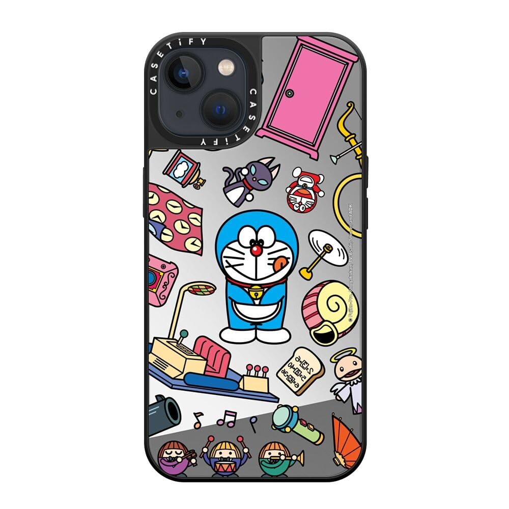 Amazon.com: CASETiFY Mirror iPhone 13 Case [Doraemon Co-Lab / 4.9