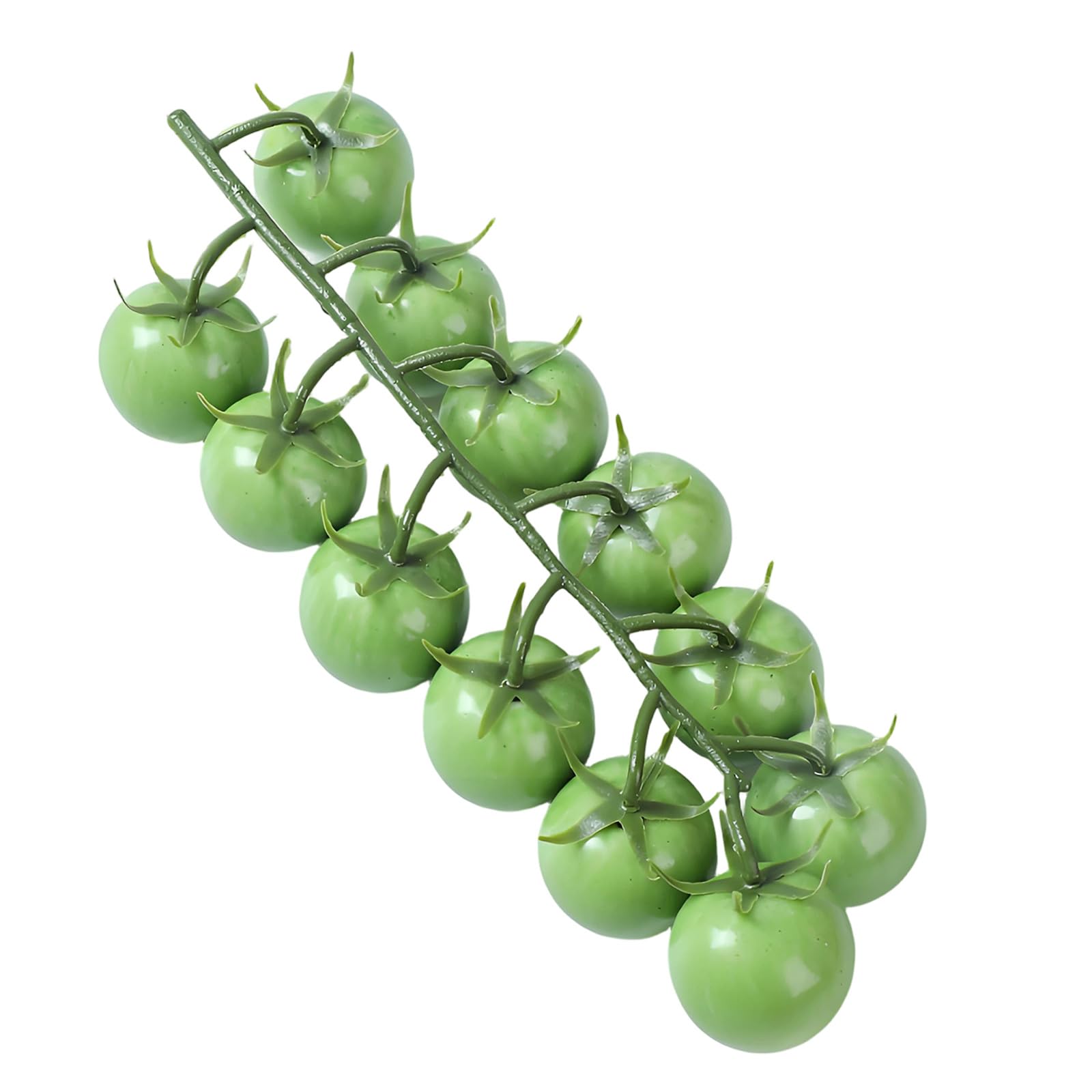 Limtula Artificial Small Tomatoes Bunch Realistic Foam Tomatoes Educational Fruit Toy for Home Kitchen Decoration Basket Display Safe Spume Food Copy
