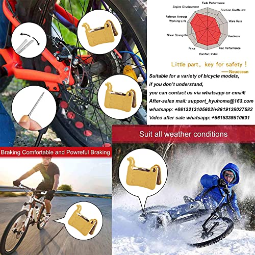 Jinjiayue Pastiglie dei Freni, tampone del Freno a...