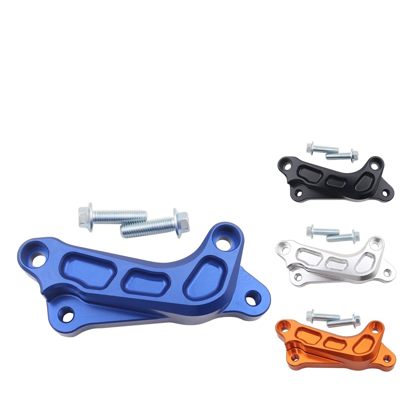 Adattatore CNC for pinza anteriore galleggiante da 320 mm for moto, compatibile con FE, TE, FC, TC, TX, FX 125-501, compatibile con KTM XC XCF XCW SX SXF EXC(Orange)