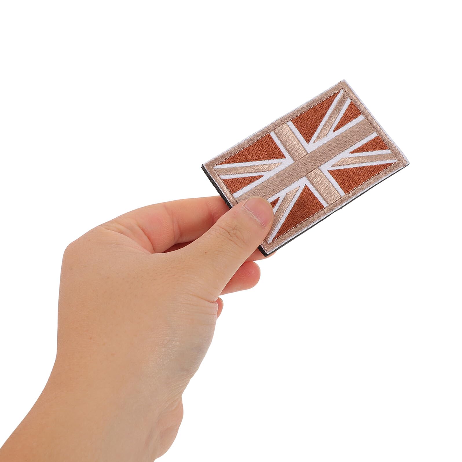 Parche Bordado Union Jack 6 Uds Cierre Gancho Bucle para Ropa Mochilas Cosplay Aventuras al Aire Libre