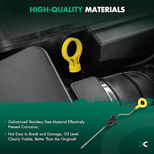 Miniatura 6 de SCITOO Varilla de medición de transmisión de aceite de 11.89 pulgadas para Honda Civic 1.7L l4 2001-2005