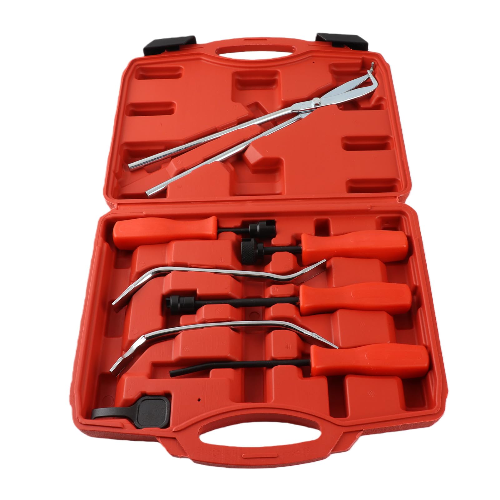 Kit di Attrezzi per Freni a Tamburo, Pinze per Molle Freno da 8 Pezzi con Cucchiaio di Regolazione, Strumento di Rimozione Installatore per Auto e Camion Leggeri