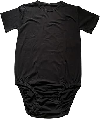 Classic Solid Bodysuit Snap Crotch Pajamas ABDL Diaper Onesie