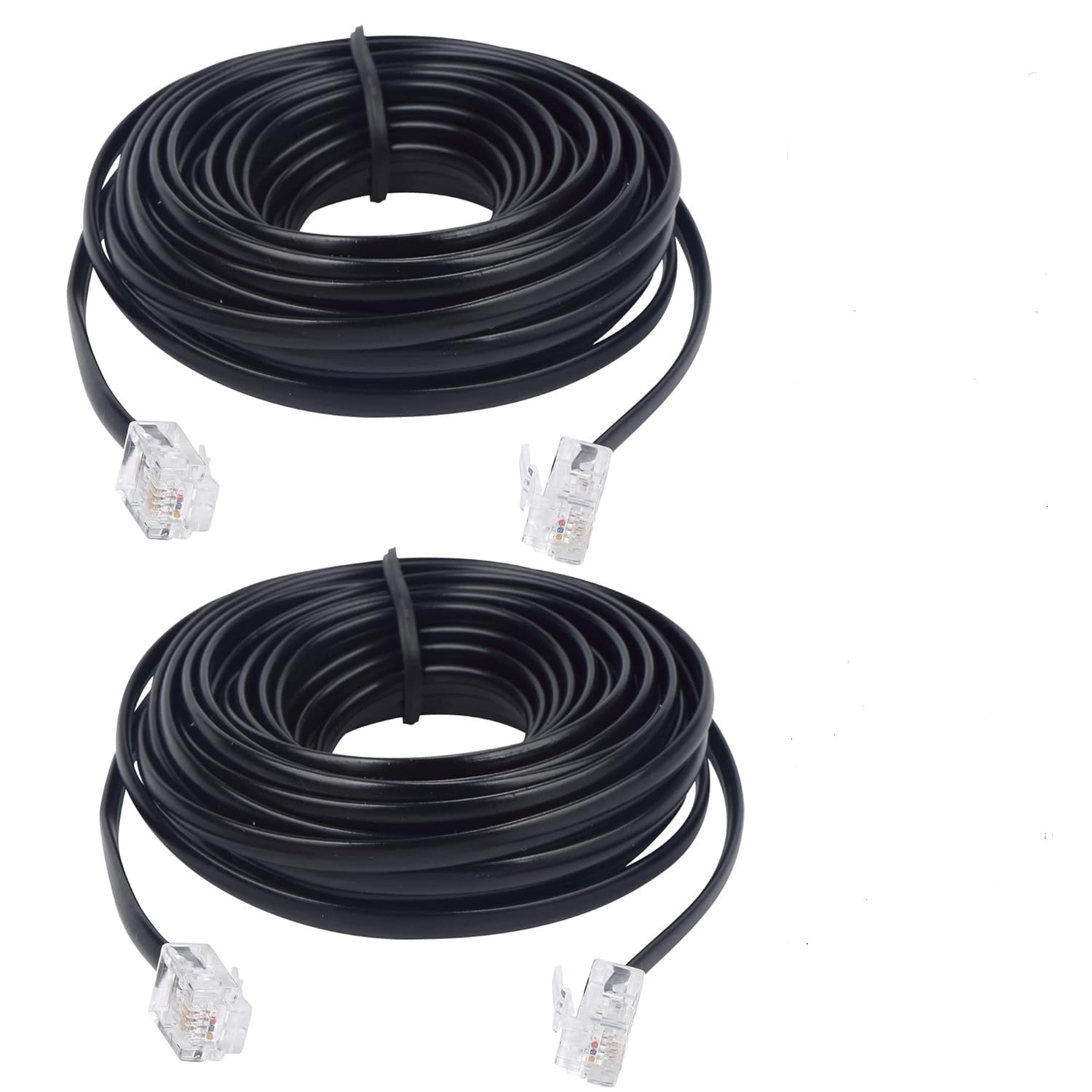 KEBILSHOP 10 Meter rj11 Telephone Cable (2 pin, 1 line) Rj11 male to male Cable Cable or Landline,Phone,Modem or Fax Machine.2 Pcs Packing(Black) (B08Q33SYWY) Amazon Price History, Amazon Price Tracker