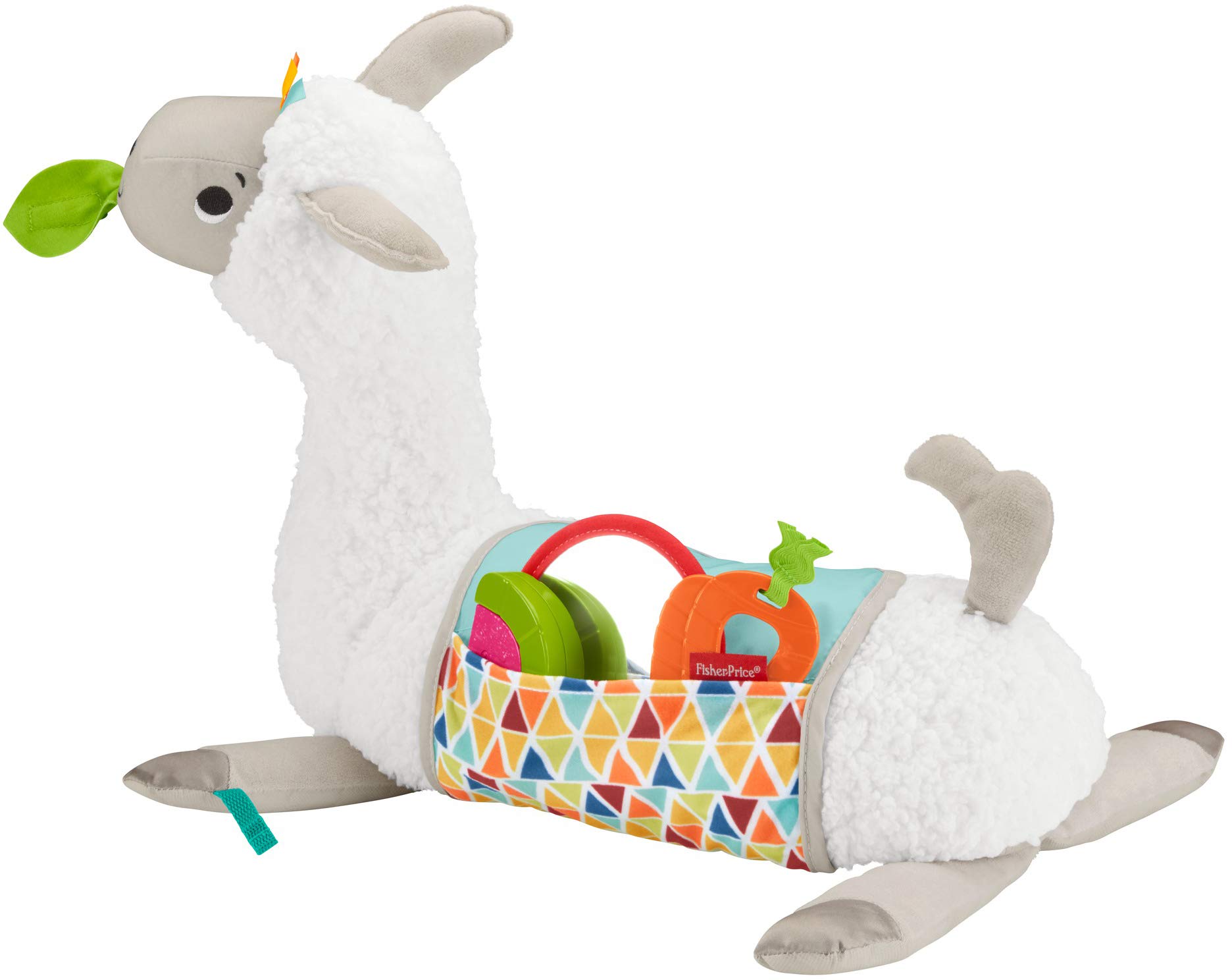 Fisher-Price- Morbido Lama Cresci con Me, Prima Infanzia Multiattività, Giocattolo per Neonati 0+Mesi, GHJ03
