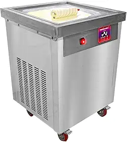 Máquina de Sorvete de Chapa 1300w Ice Cream Roll - Nmsc2