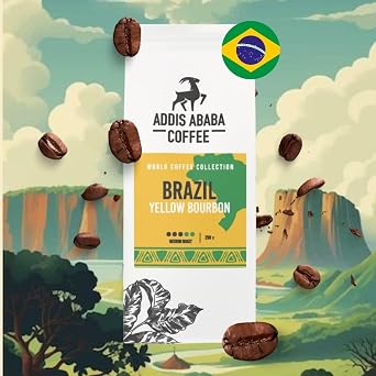 Addis Ababa Coffee - Brazil Santos 250 Gr. World Coffee (Roasted Beans)