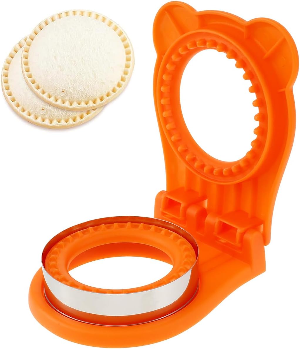 1/3Pcs Sandwich Cutter and Sealer, Decruster Sandwich Crimpers for