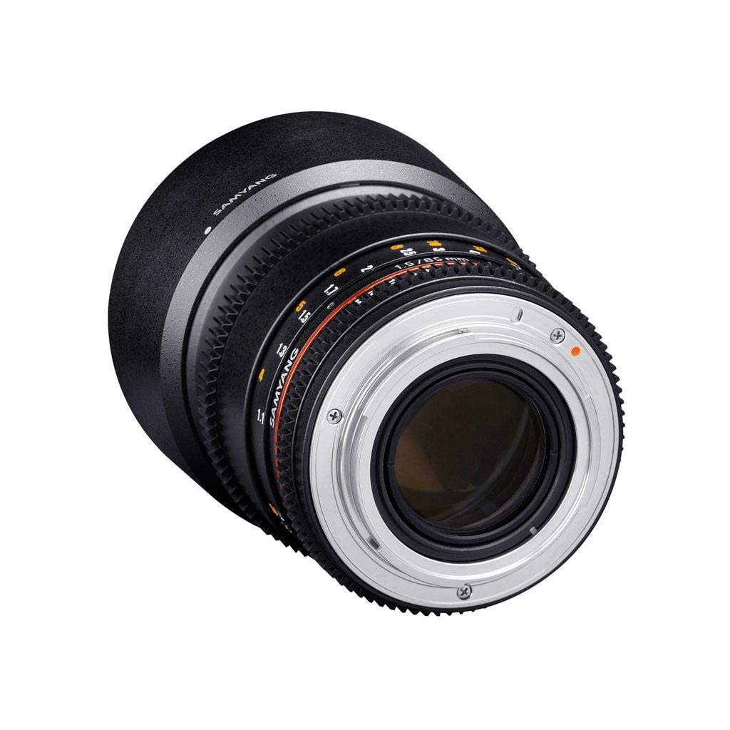 Samyang V-DSLR 85mm T/1,5 AS IF UMC II, Diametro Filtro: 72 mm, Obiettivo per Sony E, Nero