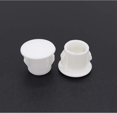 Miniatura 6 de Tapones de plástico para orificios de 0.630 in (58 pulgadas) para orificio de bloqueo de 0.610-0.630 in de diámetro, tipo empotrado, tapa de cierre