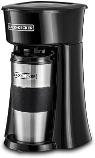 BLACK+DECKER 650W Coffee Maker with Travel Mug