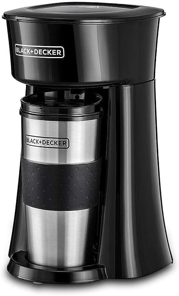 BLACK+DECKER 650W Coffee Maker with Travel Mug