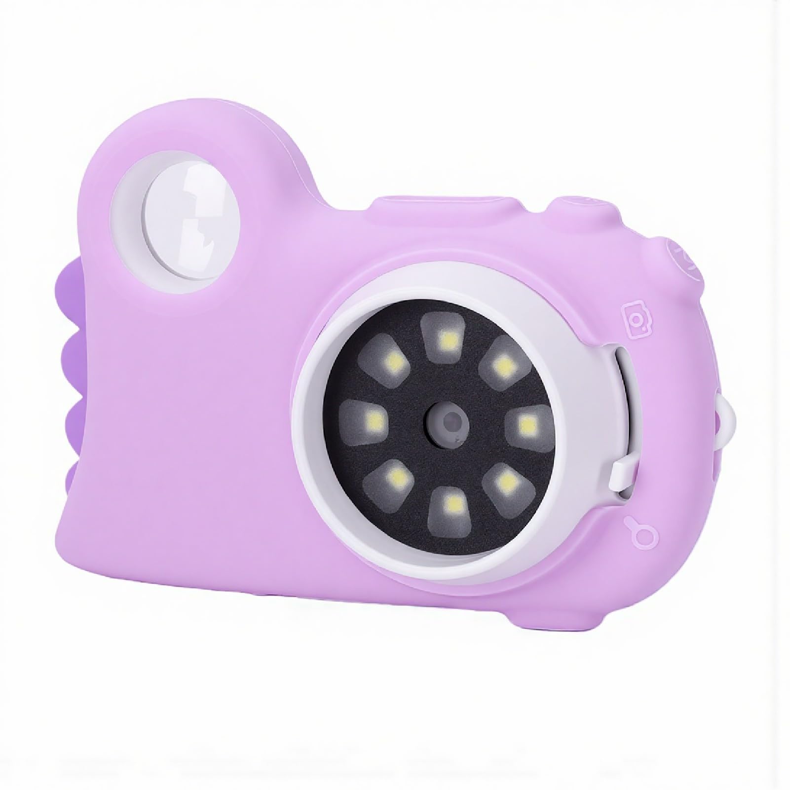 Fockety Microscopio Digital Infantil, microscopio portátil de Mano con Aumento de 1000X, Pantalla de 2 Pulgadas y 8 Luces LED, Juguete Educativo de Ciencia, Regalo para niños niñas