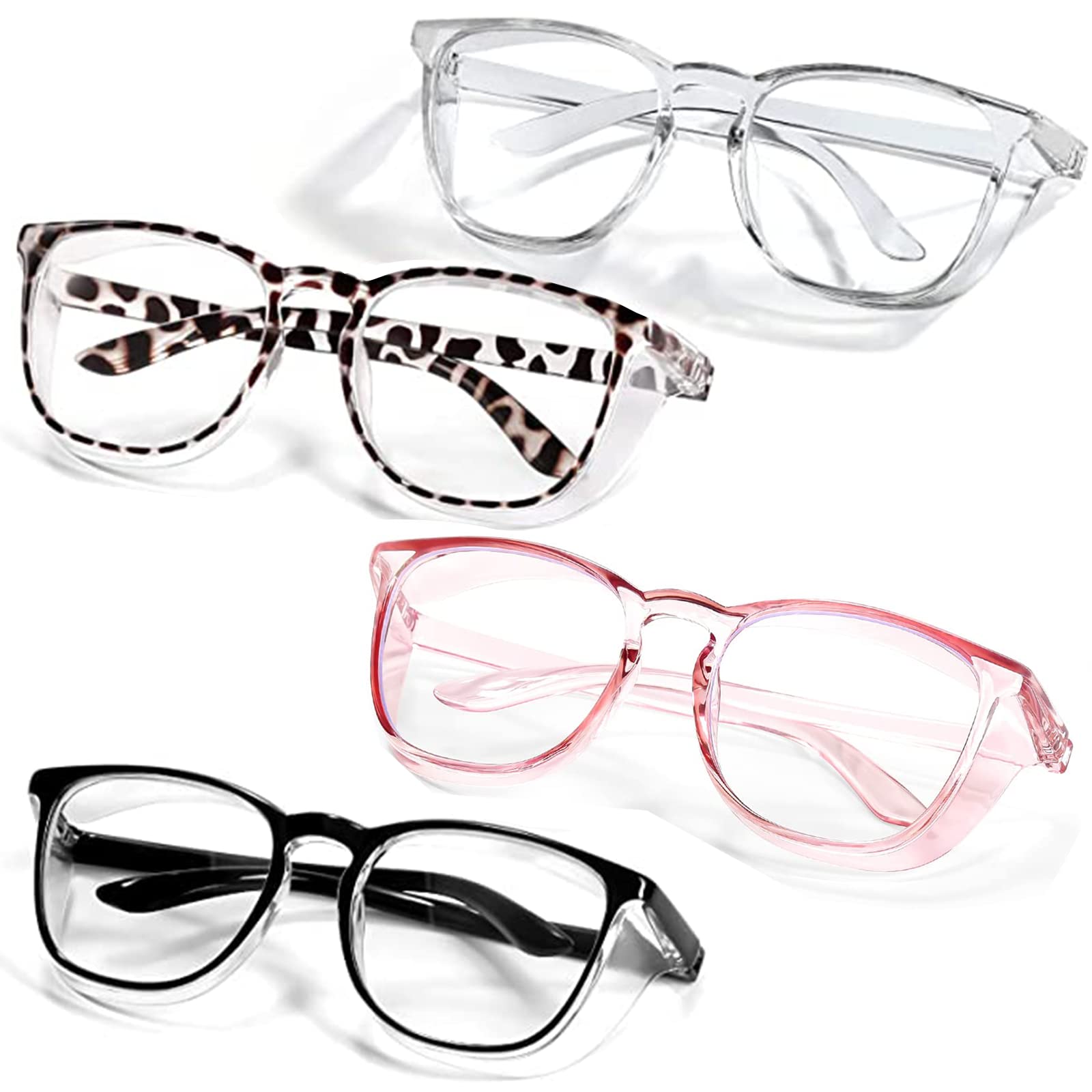 SQIMZAR Safety Glasses Goggles For Women Nurses Protective Eyewear,Anti Fog Safety Goggles