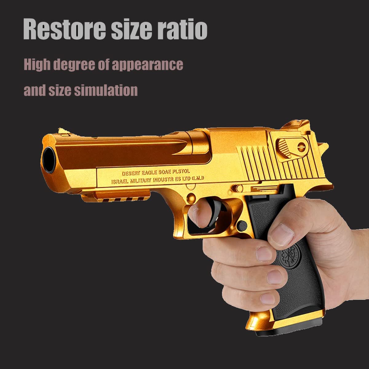 Desert Eagle Shell Ejection Soft Bullet Toy Gun,Shell Ejection Soft