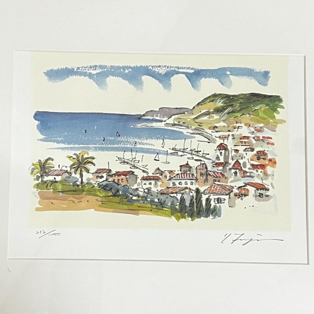 藤森悠二　絵画　リトグラフ　ヨーロッパ風景　3枚セット　おまとめ Amazon.co.jp: 藤森悠二 絵画 リトグラフ ヨーロッパ風景 3点