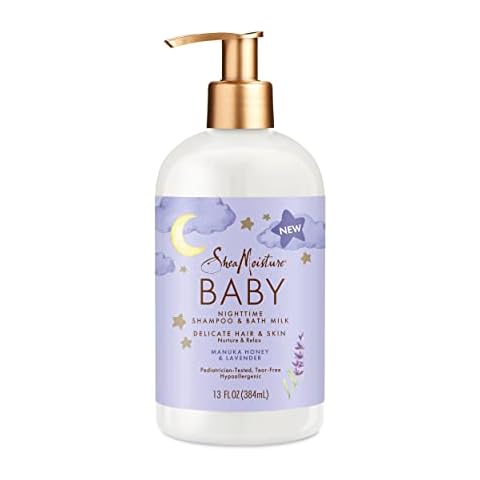 SheaMoisture Baby Shampoo & Bath Milk Manuka Honey & Lavender 13 oz Cover
