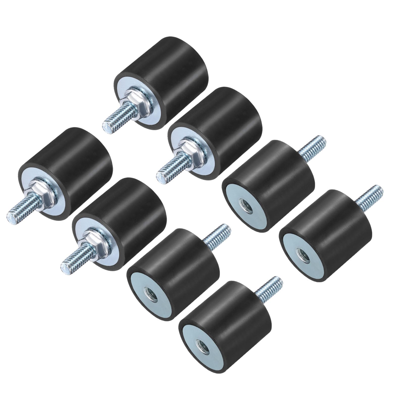 uxcell 4pcs M4x10mm Rubber Isolator Mounts with Studs 15x15mm — Amazon image 23