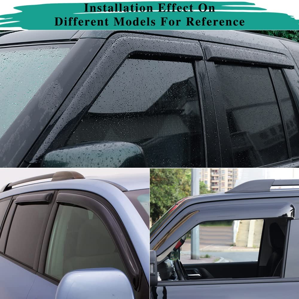 ClimAir®* Windgeleiders, zijruit voorportier, zwart - Ford Accessoires