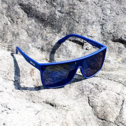 MAXJULI Polarized Sunglasses for Men and Women,UV400 Protection Flat Top Lens,Ideal for Driving Golf 81294