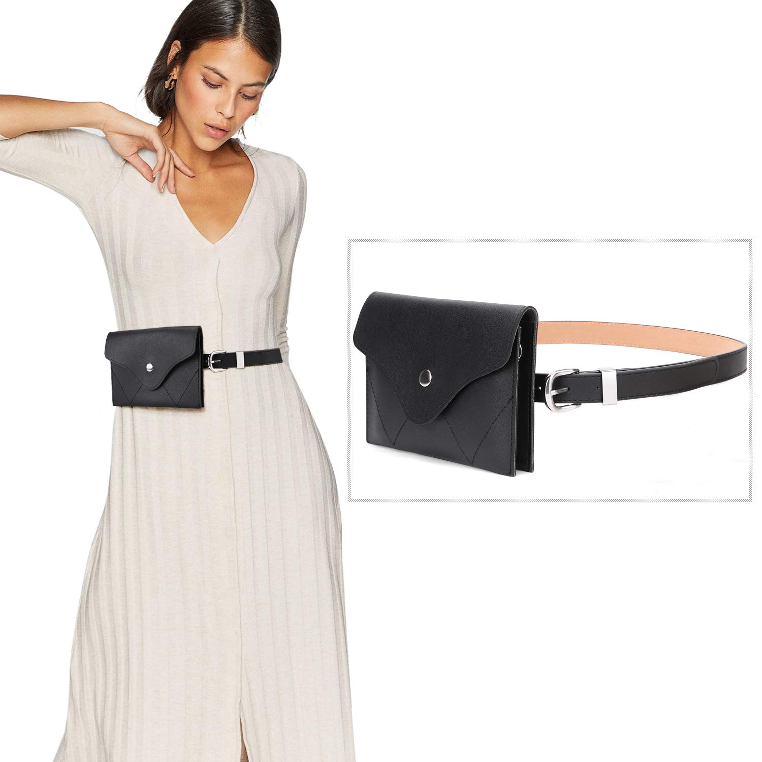 womens leather belt bag