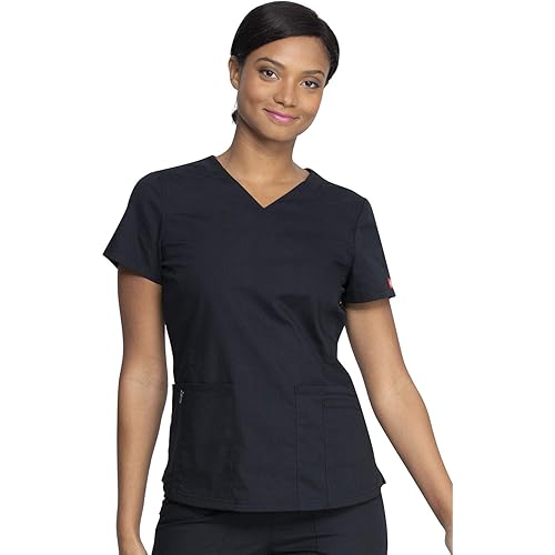 Dickies EDS Signature Women Scrubs Top V-Neck DK880