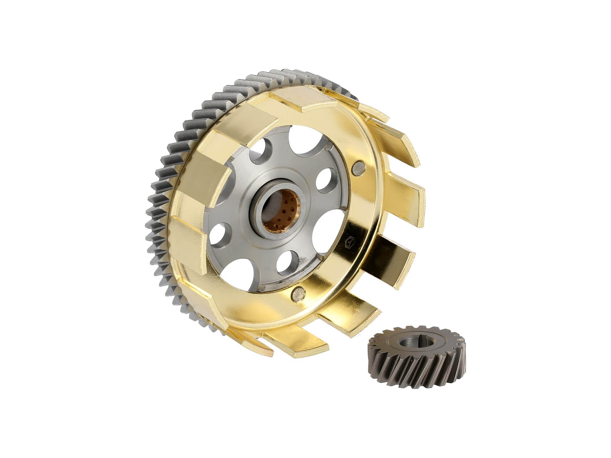 Kupplungszahnrad, Antriebsritzel SET - Sport - 62/21 Zähne - Simson Motor M700 - S70, S83, SR80 - Kupplungskorb erleichtert