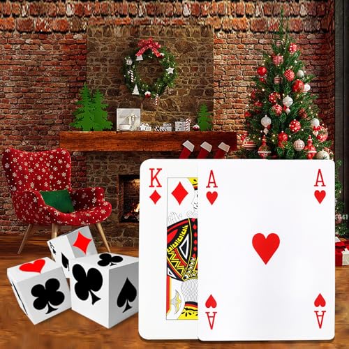 Juego de Cartas Poker Gigante 10.2x14.5 Pulgadas miniatura 6