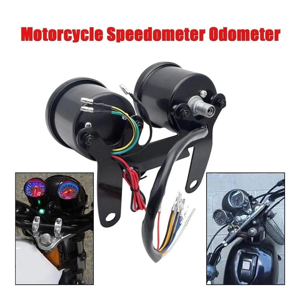 Odómetro Digital Para Motocicleta De 12V, Velocímetro