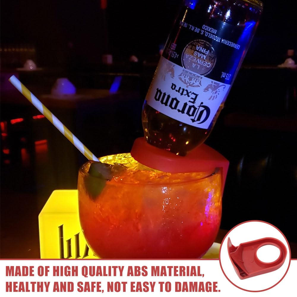 4-tlg. Bier- & Cocktail-Clips Für Gläser – Praktische Halter Für Schooner, Becher & Longdrinks