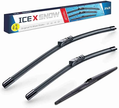 3 Wipers 24"/18"/14" Windshield Wiper Blades Replacement for Mazda CX5 CX9 2023 2022 2021 2020 2019 2018 02/2017 Original Factory Quality Windshield Wiper BladesTop Lock Set of 3