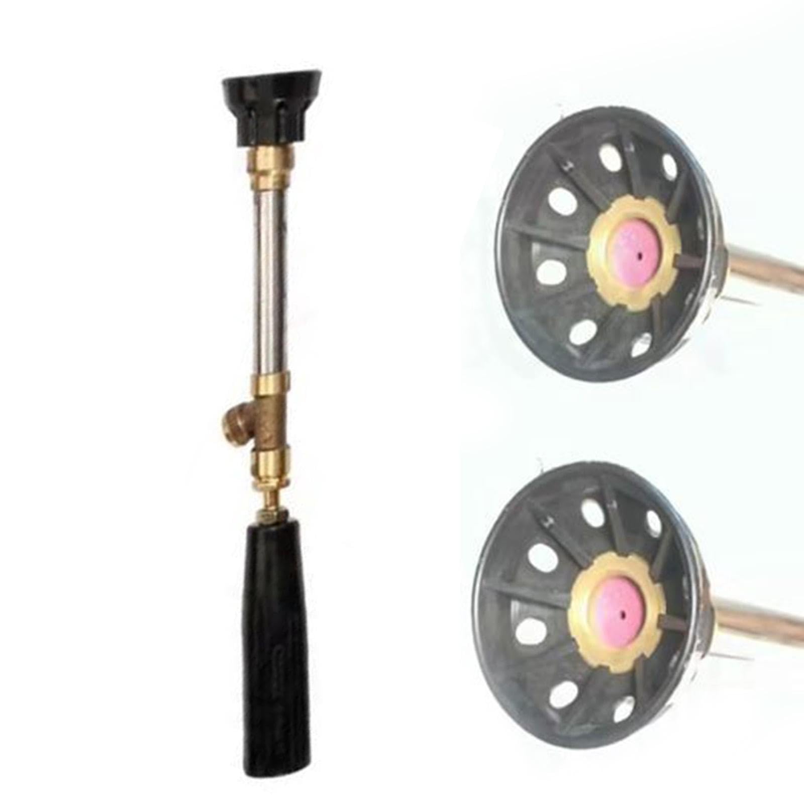 KESOTO Pulverizador de Agua de Alta Presión Rociador Regulable Portatil de Acero Inoxidable Herramienta Resistente para Riego de Jardines Accesorio para, Los 90CM