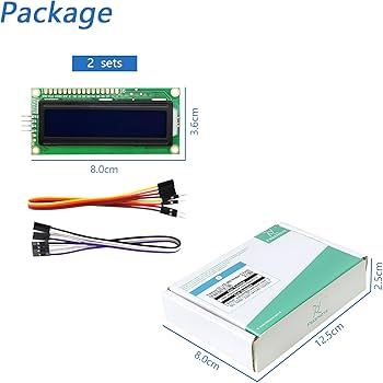 Amazon.co.jp: Freenove I2C IIC LCD 1602 モジュール (2 パック