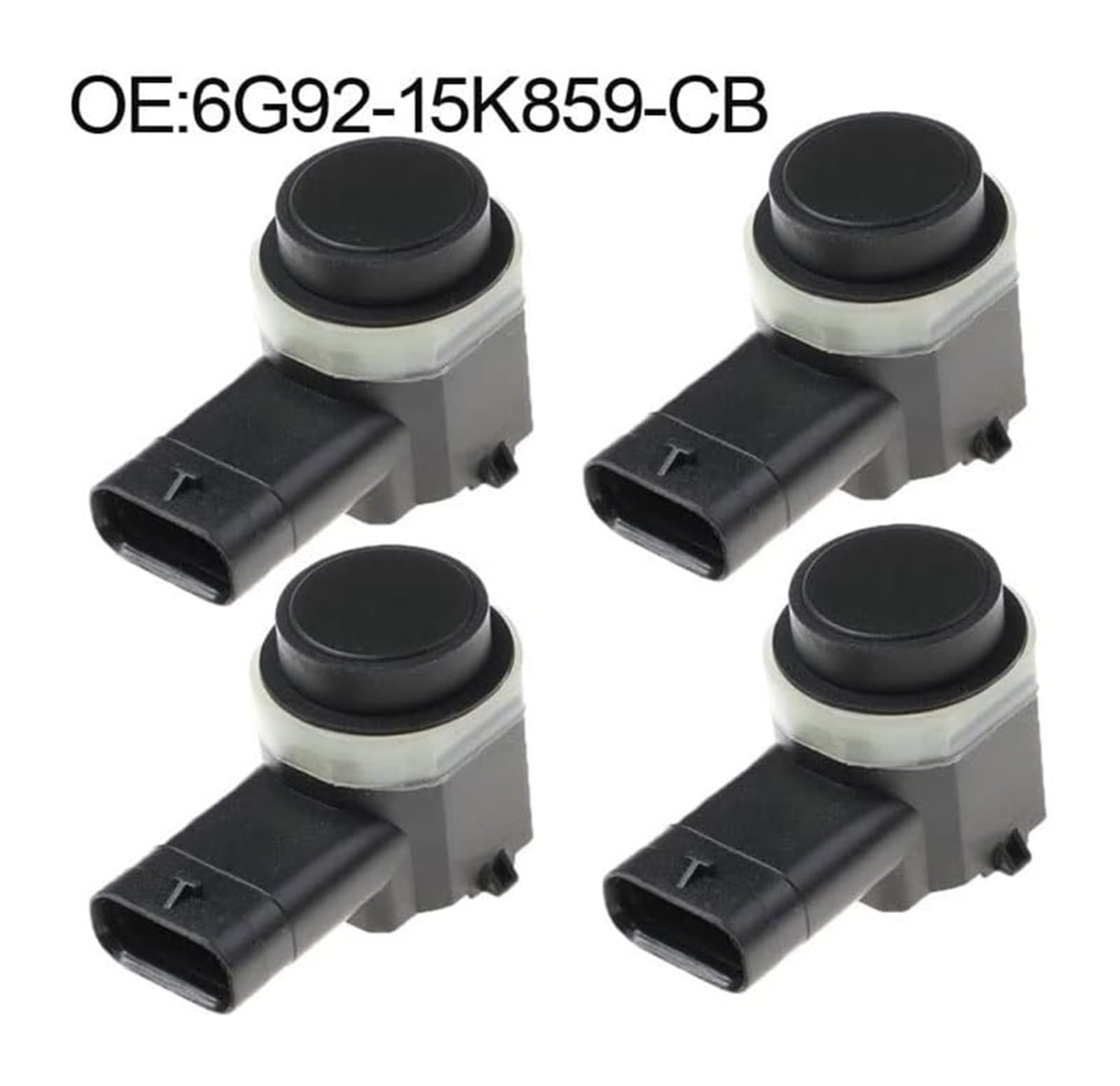 Sensor Aparcamiento Coche para Focus Sensor Aparcamiento PDC Delantero para Parachoques 4 Unidades 6G92-15K859-CB 6G9215K859CB 6G92-15K859-CC