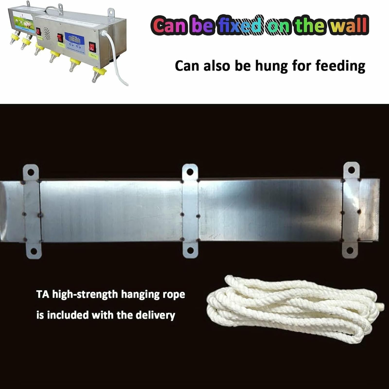 Comederos automáticos de pezones para lechones y corderos, alimentador de leche con sonido simulado, ideal para la cría de granja y gestión de la lactancia del ganado, paquete de 6