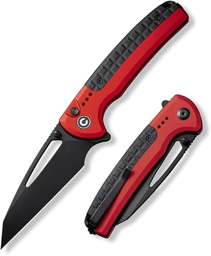 CIVIVI Sentinel Strike - Cuchillo de bolsillo con rompecristales, cuchillo plegable utilitario para EDC al aire libre, hoja Tanto inversa de 3.7