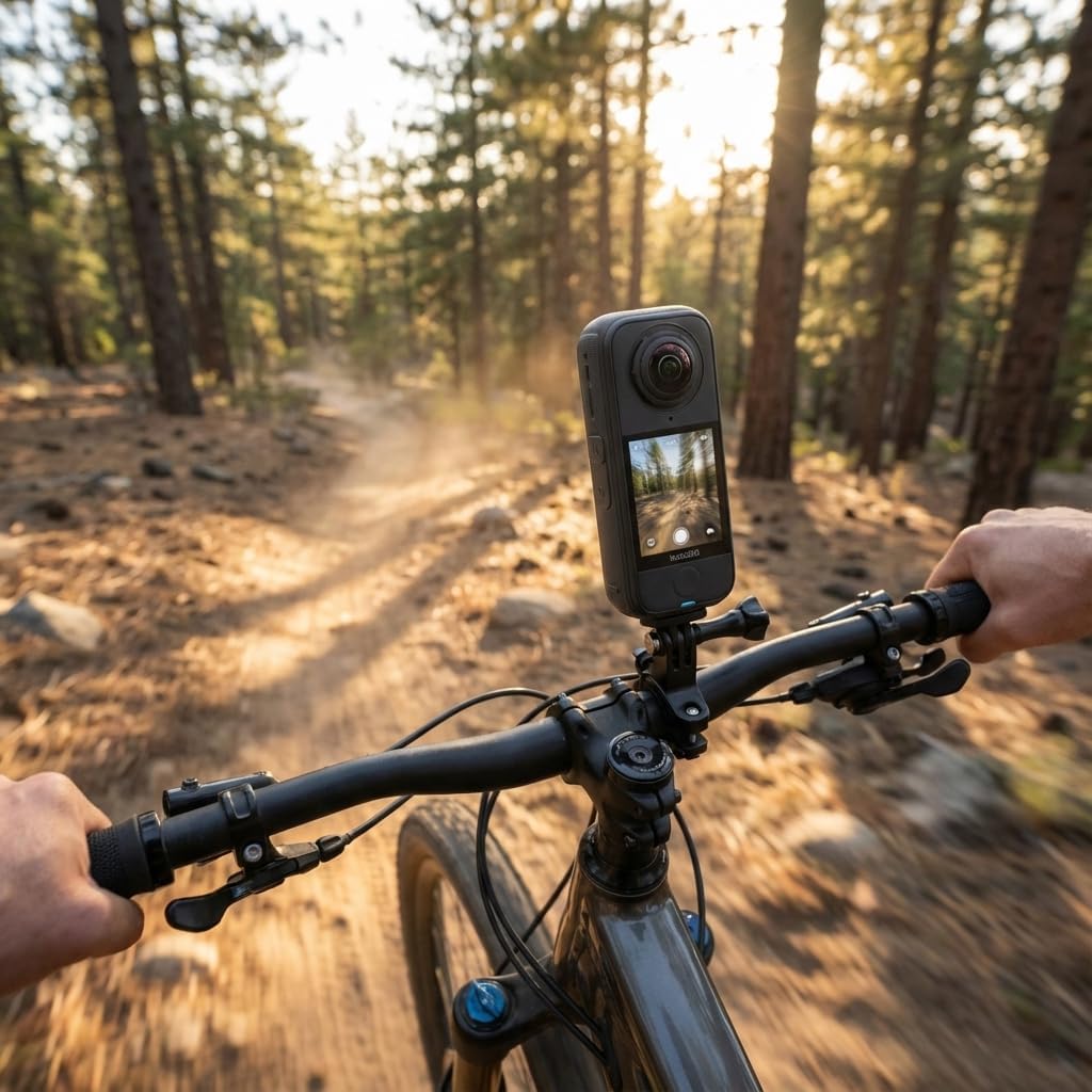 Insta360 X4 Air 360 Action Camera Standard Bundle | Lightweight Dual Lens Waterproof 8K | Stabilization System for Travel Cycling Snorkeling Vlogging Outdoor Sports + 50-in-1 Accessory Kit + More