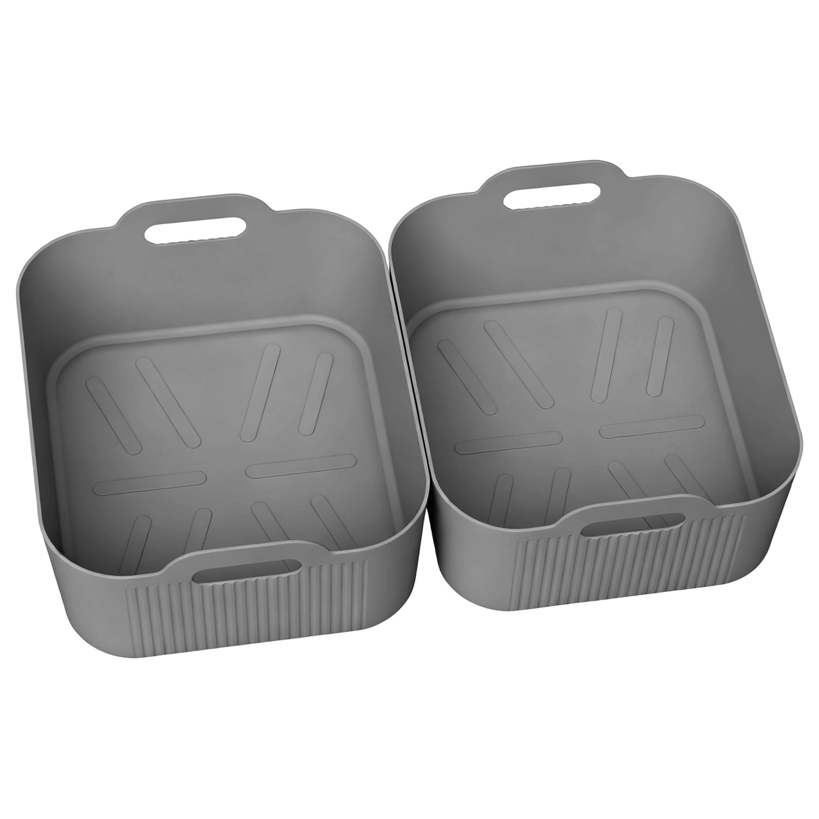 Msioytog Oil Drip Extent for 5L & 10L Air Fryers Not Deadly Silicone Substance Double Size Plan Heat Proof Structure Easy Neat Basket Tray Silicone Air Cooker Basket