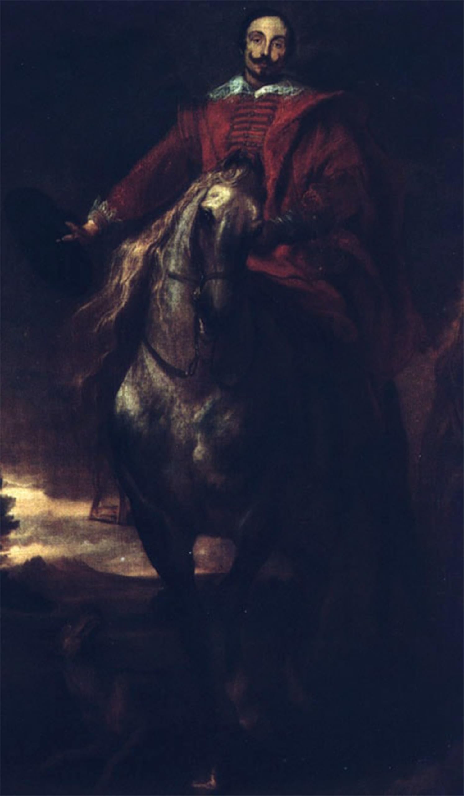 SERENDIPITP Retro Picture Poster Wall Art Pictures Painting Portrait of the Painter Cornelis De Wae by Sir Antony Van Dyck Wall Art Canvas Print for Wall Decor 60x90cm