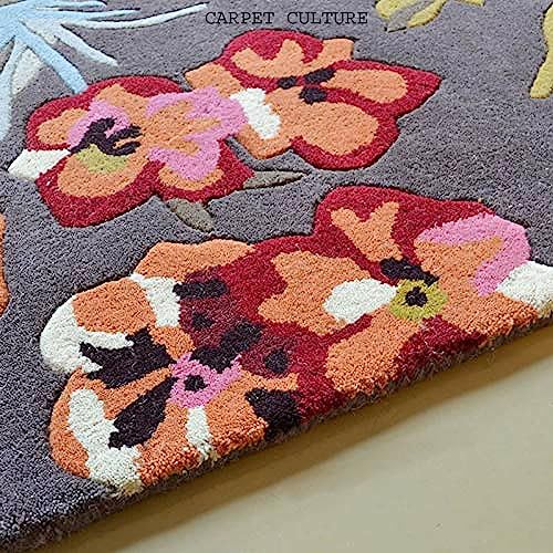 Image of Carpet Mahal Handmade Handwoven Tufted Made of 100% Soft Blended Wool Export Quality Carpets with 1 Inch Thickness (12x18 Feet) Color Multi
