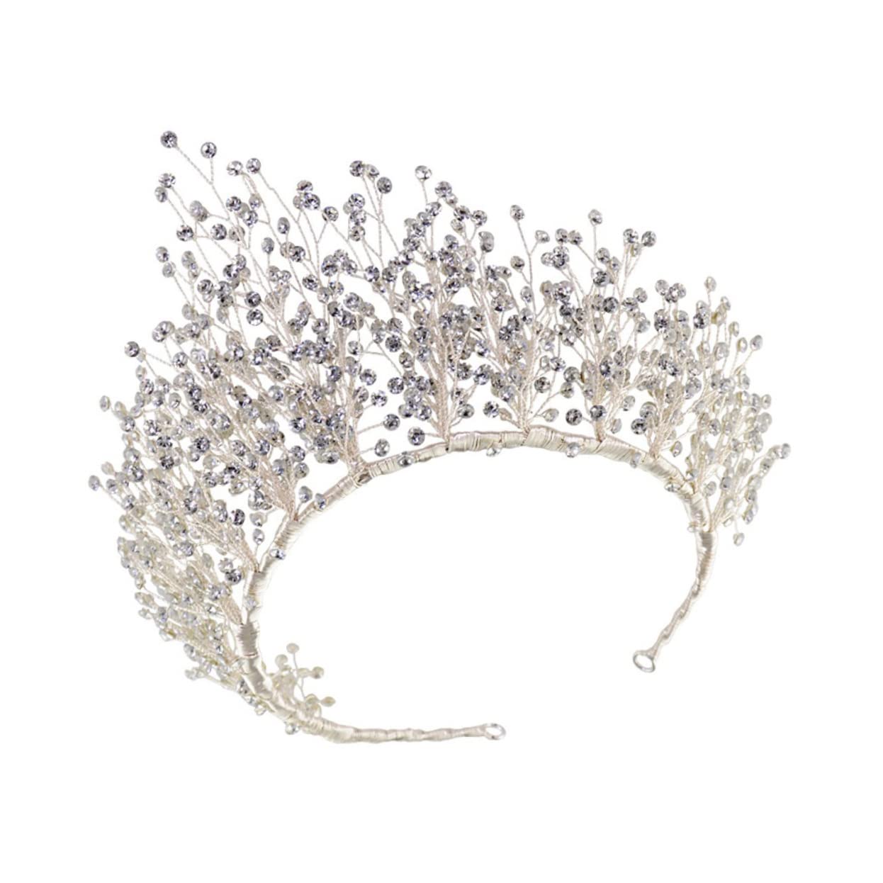 Beavortybridal headwear yst id girls rhinestone tiaras sparkling wedding women baoq wedding wely wedding bridal pin prom crowns Wedding Tiara Headband rhinestones Wedding dress white woman