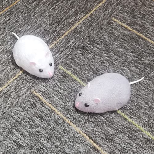 Image of Remote Control Mouse Toy, Electric Small Mice, RC Rat Animal Toy Cat Indoor, for Practical Joke Trick, Kid's Children's Funny Birthday Gift (White)