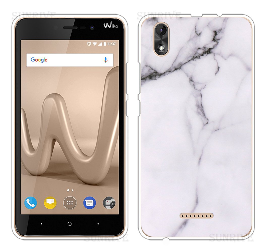 Sunrive Cover compatibile con Wiko Lenny 4 Plus, Custodia Case in molle Trasparente silicone Morbida Flessibile Antigraffio protettiva back custodie(Q