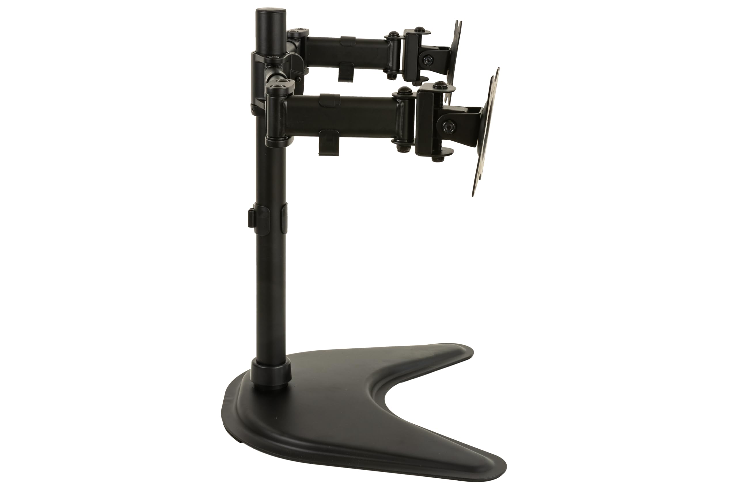 LINK - Braccio Supporto Da Tavolo Con Morsa Per 2 Monitor 13-27 Fino A