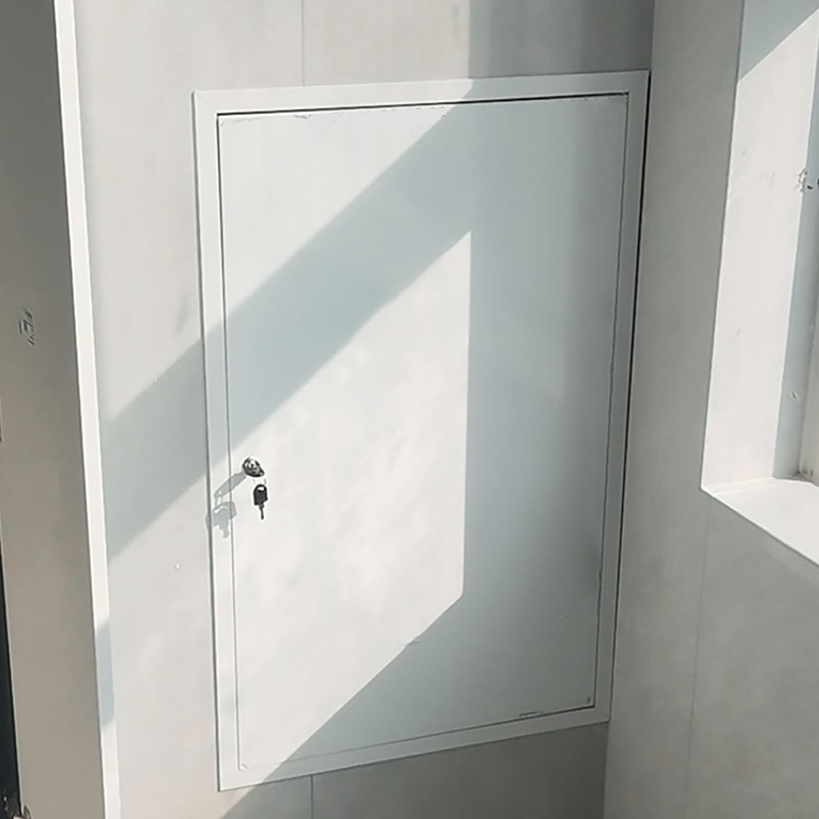 Trampilla Pladur Tapa de Registro de Aluminio Grande para fontanería (50 cm, 70 cm, 90 cm, 110 cm, 130 cm, 150 cm), con Puerta Oculta para conducto(70x70cm)