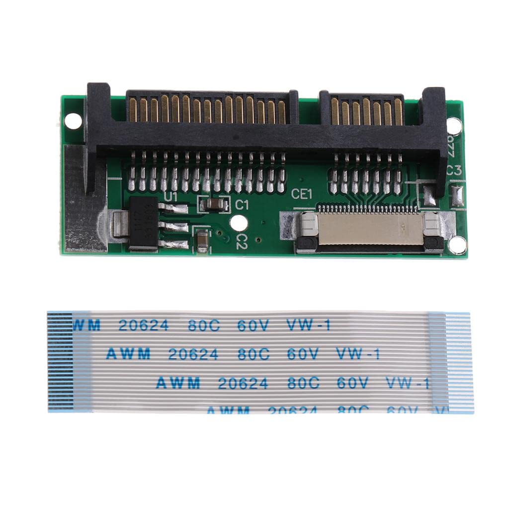 ATORSE® 1.8'' LIF to 2.5'' Sata / 24Pin ZIF Ce to 22Pin Sata Converter Adapter Card-image-35
